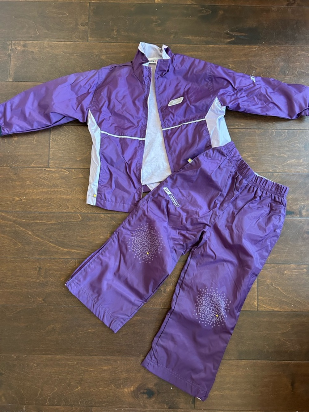 Reebok Girls 2 Piece Set New Purple Sz 4 4121